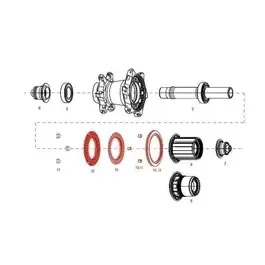 zipp clutch assy with seal rear cognition nsw Promoție